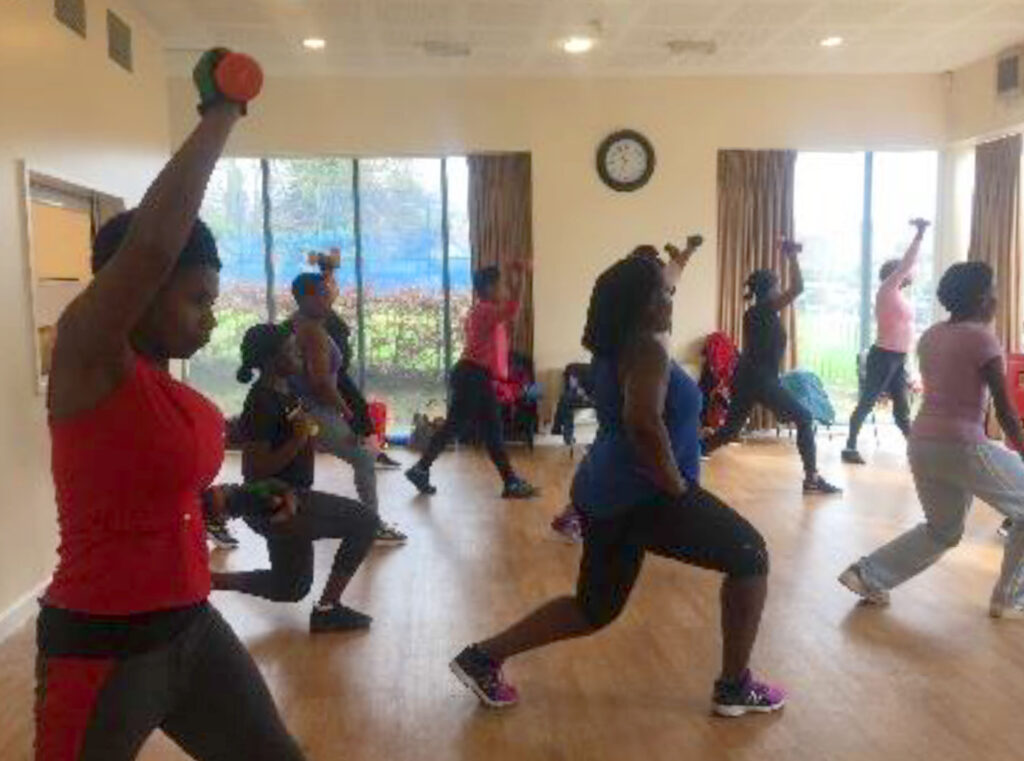 Fitness Group in Hall