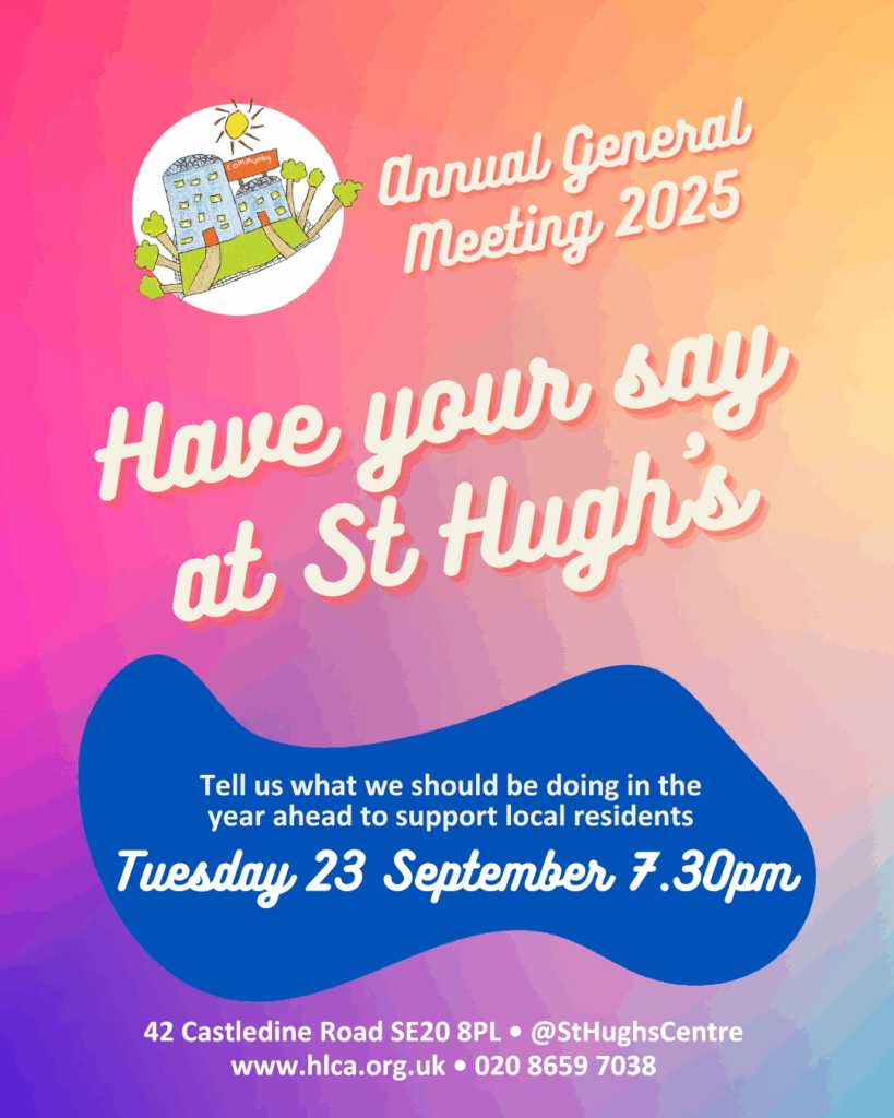 Have your say at St Hugh's AGM 2025
