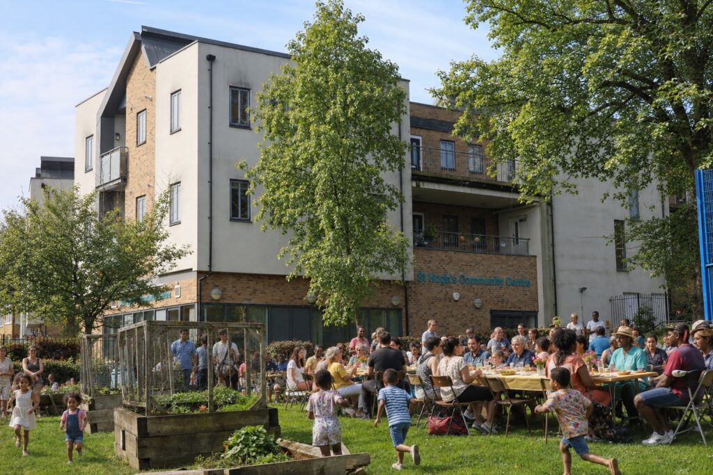 St Hugh's Big Lunch - mockup